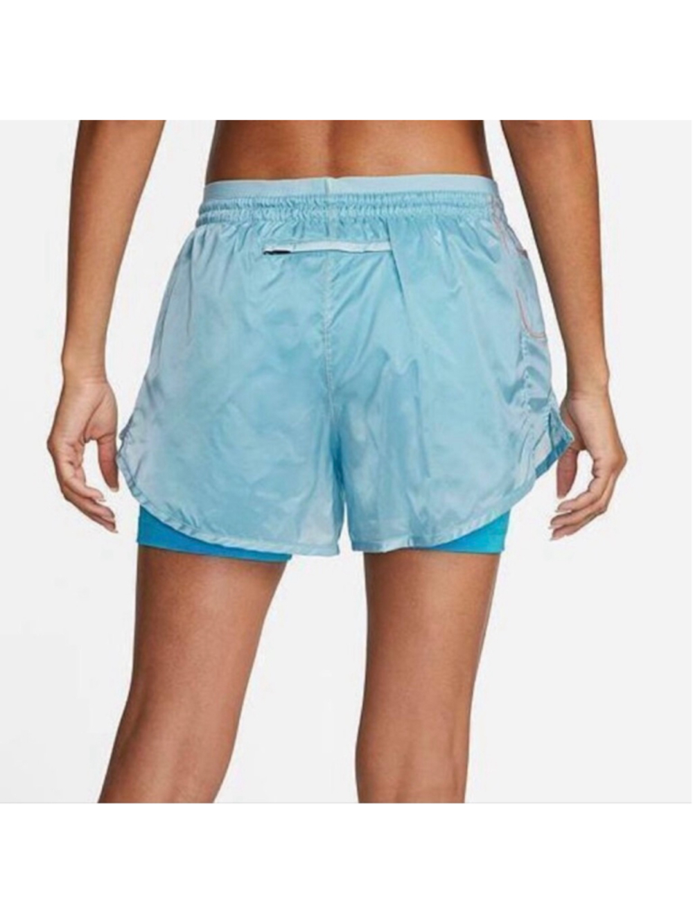 Nike Tempo Luxe Running Shorts Icon Clash Blue Size M NWT DM7739 - Picture 2 of 7
